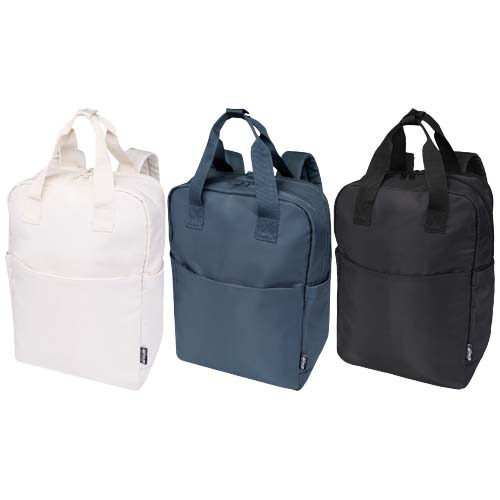 Trip Aware™, plecak na laptopa 14 cali wykonany z materiałów z recyklingu, 9 l Czarny 12076290 (9)