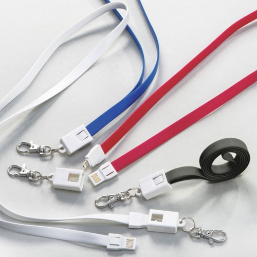 Smycz do transferu danych z micro USB LE PORT Biały 063906 (3)