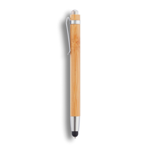 Bambusowy długopis, touch pen brązowy P610.509 (4)