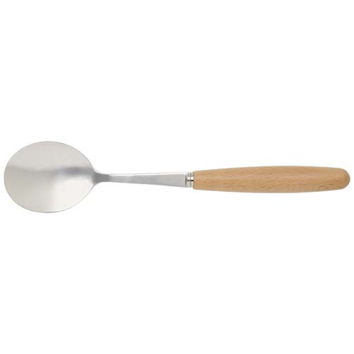 5-częściowy zestaw sztućców ze stali nierdzewnej i z drewna bukowego Root Piasek pustyni 11341406 (4)