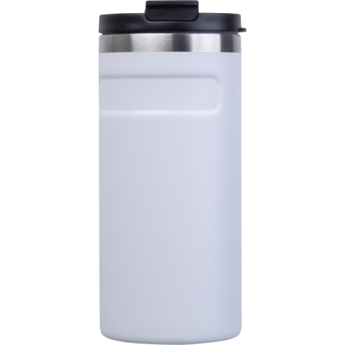 Kubek termiczny ze stali z recyklingu 450 ml SILVIO Biały 8536506 (5)