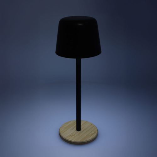 Lampa stołowa Solis z regulacją jasności i podstawą z bambusa Czarny LT93353-N0002 (8)