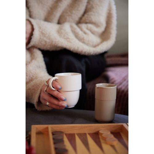 Dzbanek do kawy INKA, beżowy Beżowy 5018529- (1)