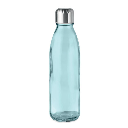 Szklana butelka  650 ml przezroczysty niebieski MO9800-23 