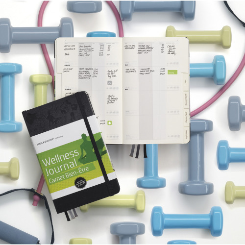 Wellness Journal - specjlany notatnik Moleskine Passion Journal Czarny VM324-03 (5)