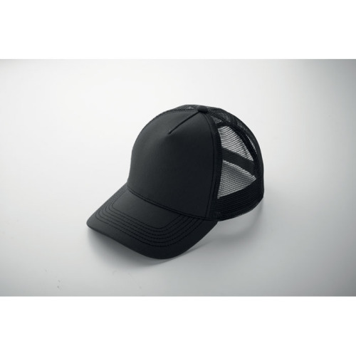 Czapka trucker z 5 panelami Czarny MO2986-03 (4)