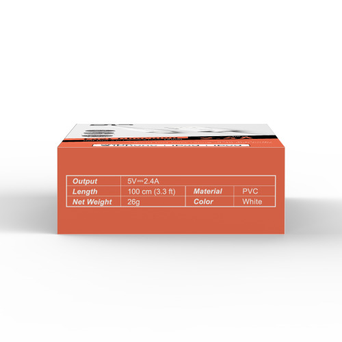 KABEL DO TRANSFERU DANYCH LK15AL Type A- Mfi Lightning Biały EG833306 (3)