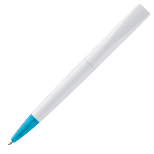 Długopis plastikowy z szerokim klipsem CANBERRA turkusowy 306114 (4)