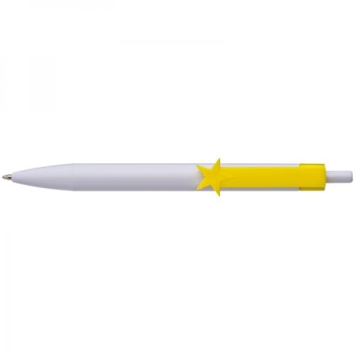 Długopis plastikowy DUIVEN żółty 444608 (1)