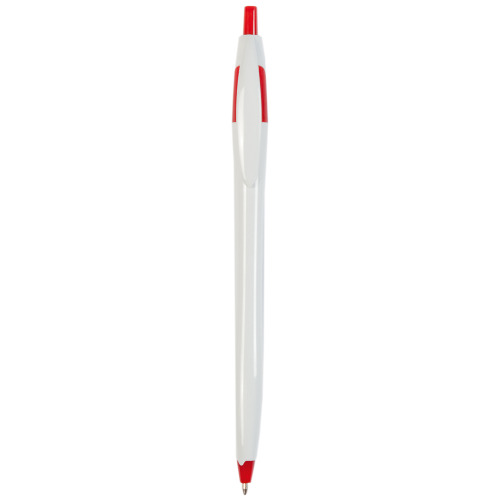 Długopis biało-czerwony V1458-52 