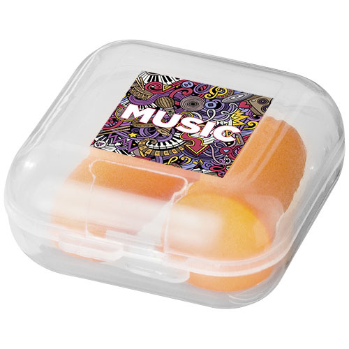 Zatyczki do uszu Serenity w etui Pomarańczowy 11989300 (1)