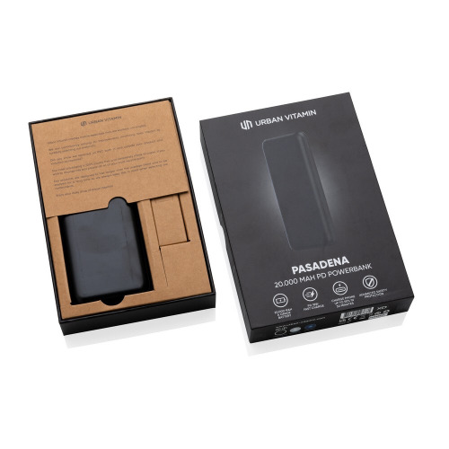 Szybki power bank 20000 mAh Urban Vitamin Czarny P322.751 (5)