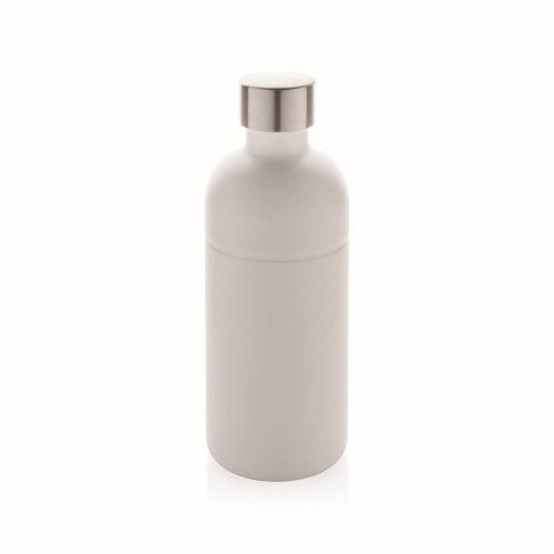 Butelka sportowa 800 ml Soda do napojów gazowanych, stal nierdzewna z recyklingu Biały P435.803 (10)
