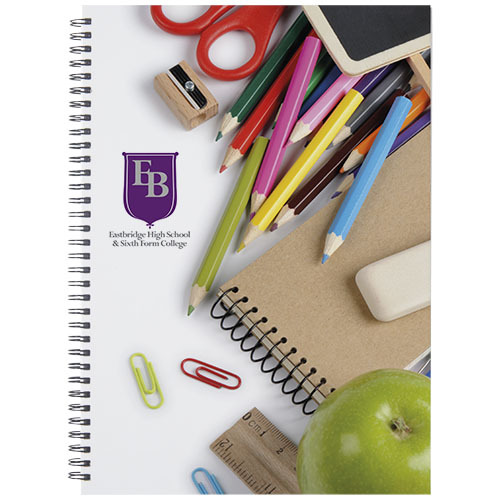 Zeszyt w formacie A4 Wire-o w twardej okładce Biały 21256001 (1)