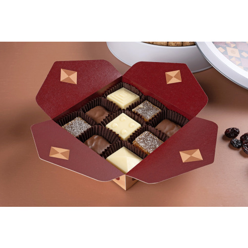 Bombonierka owocowa Mozaika 9 szt. Wielokolorwy S0621 (2)