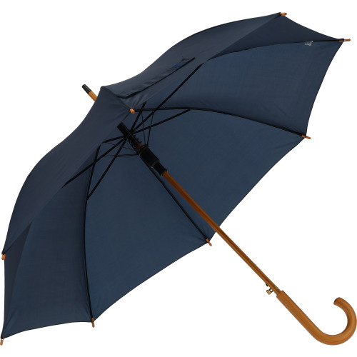 Parasol automatyczny drewniany Ø105 cm NANCY Granatowy 513144 
