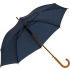 Parasol automatyczny drewniany Ø105 cm NANCY Granatowy 513144  thumbnail