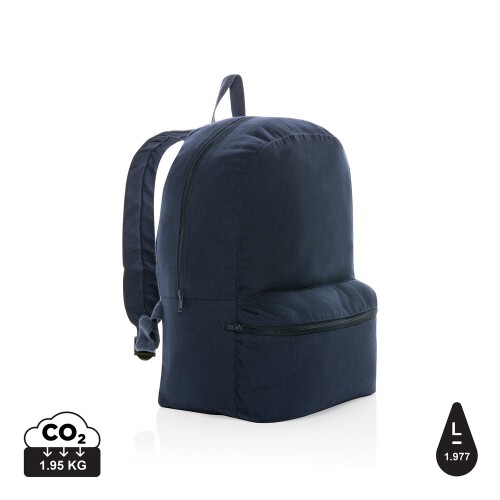 Plecak Impact AWARE™, niebarwiona bawełna z recyklingu niebieski P762.985 (6)
