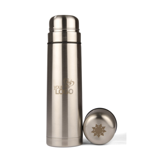 Termos z dwoma kubkami PAVO 750 ml Srebrny 17608 (6)