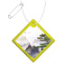 RFX™ reflective duża odblaskowa zawieszka z PVC, romb Neonowy żółty 1PR12613 (1) thumbnail