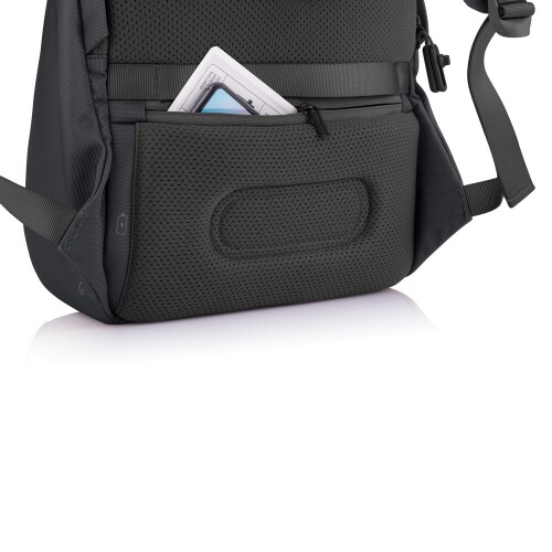 Bobby Soft, plecak na laptopa 15,6", chroniący przed kieszonkowcami, wykonany z RPET czarny V0998-03 (8)