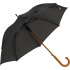 Parasol automatyczny drewniany Ø105 cm NANCY Czarny 513103  thumbnail
