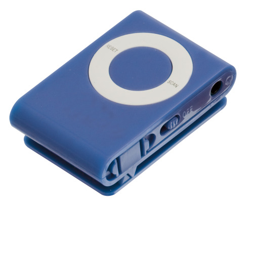 Mini radio, słuchawki w komplecie Granatowy V3197-04 