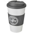 Americano® 350 ml tumbler with grip & spill-proof lid Biały 21069610 (1) thumbnail