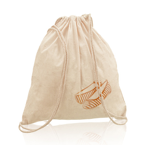 95g Worek-plecak bawełniany 100% bawełna / Backotton Natural IP31100880 (2)