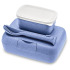 Lunchbox z pojemnikiem i sztućcami Candy organic blue Koziol Niebieski KZL3272671  thumbnail