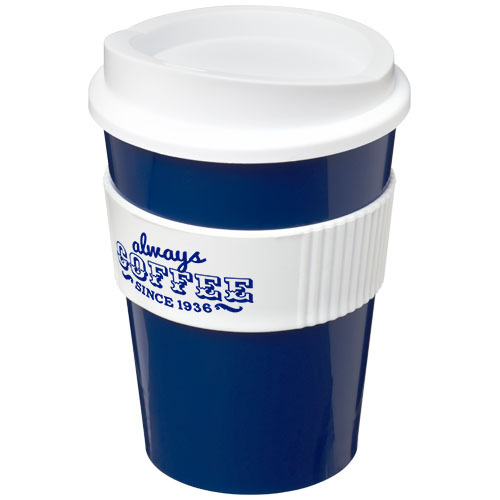 Kubek z serii Americano® Medio o pojemności 300 ml z uchwytem Niebieski 21000815 (1)