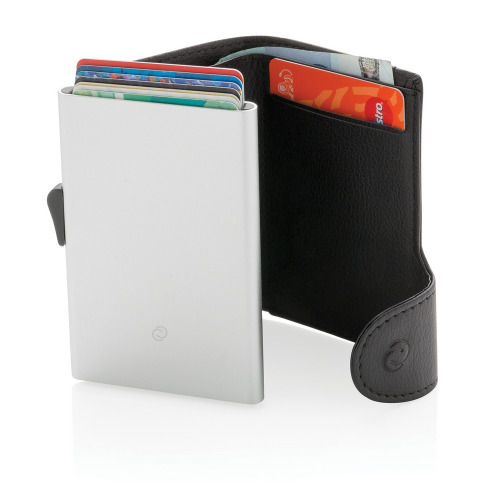 Etui na karty kredytowe i portfel C-Secure, ochrona RFID Czarny P850.511 (2)