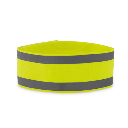 Opaska sportowa na ramię fluorescencyjny żółty MO9529-70 