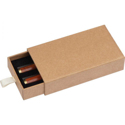 Zestaw piśmienny pióro kulkowe i wieczne SANTIAGO Beżowy 1258101 (8)