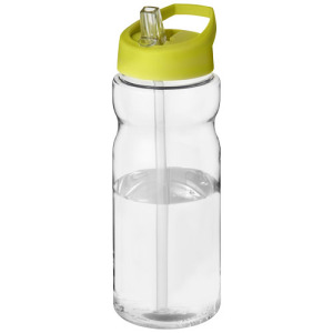 Bidon H2O Base® o pojemności 650 ml z wieczkiem z słomką Przezroczysty