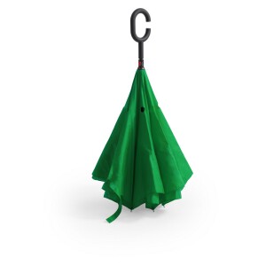 Odwracalny parasol zielony