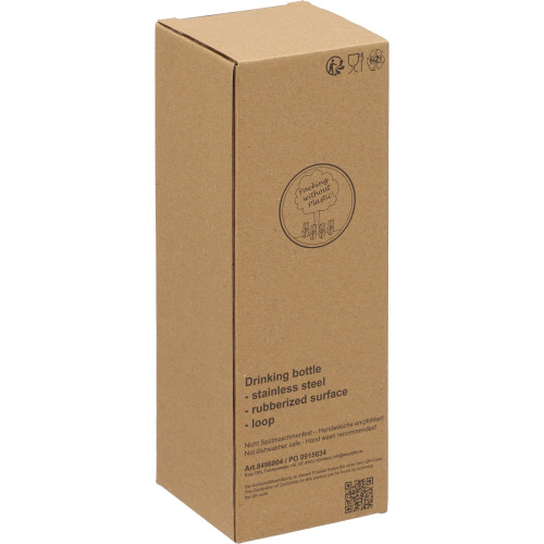 Butelka stalowa soft touch OSTRAVA 750 ml Niebieski 496804 (8)