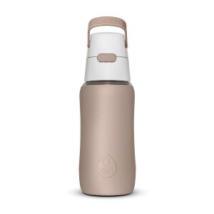 Butelka filtrująca Dafi Solid SiliconeFit 0,5 z filtrem beżowy