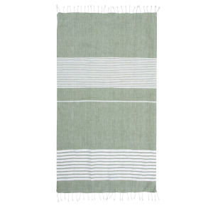 Sagaform Ella Hamam ręcznik bawełna organiczna 145x250cm Zielony
