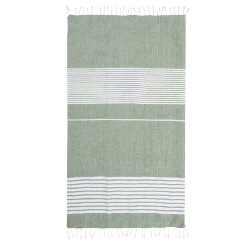 Sagaform Ella Hamam ręcznik bawełna organiczna 145x250cm Zielony LT52051-N0031 