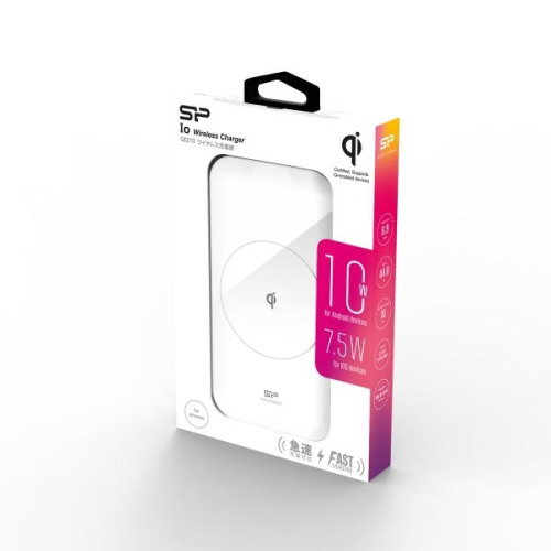 Ładowarka bezprzewodowa Io Qi210 Silicon Power Biały EG827806 (6)
