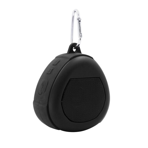 Głośnik bezprzewodowy 5W Air Gifts z karabińczykiem | Justice czarny V7281-03 (1)