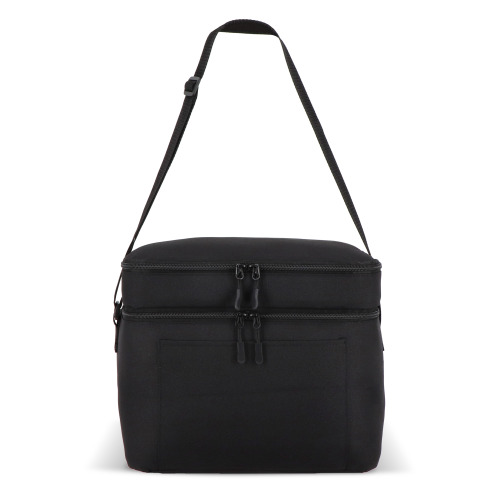Torba termoizolacyjna R-PET 600D z podwójną komorą 30 x 20 x 24 cm 12 l Czarny LT95389-N0002 (5)