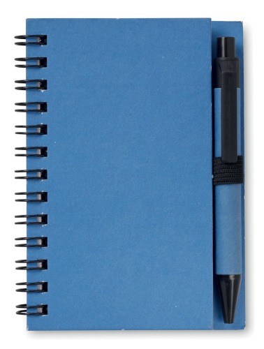 Notatnik A7 z długopisem 40 ka niebieski MO8759-04 