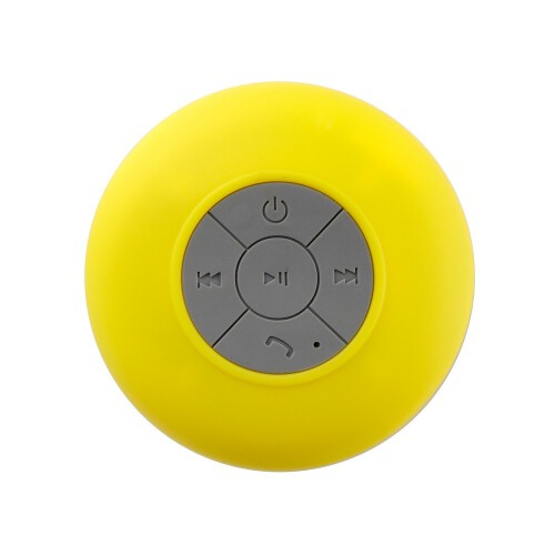 Głośnik Bluetooth, stojak na telefon żółty V3518-08 (3)