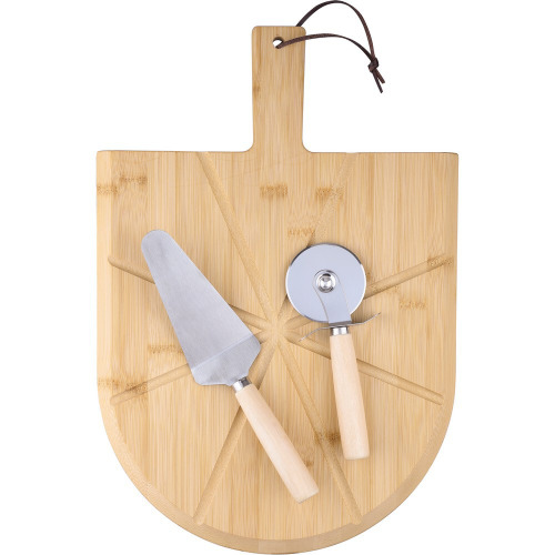 Zestaw do serwowania pizzy Brązowy VA508-16 (3)