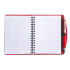 Notatnik A6 (kartki w linie)  z długopisem czerwony V2391-05 (1) thumbnail