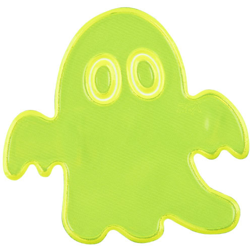 Naklejka odblaskowa duch, średnia Neonowy żółty 1PR04006 (3)