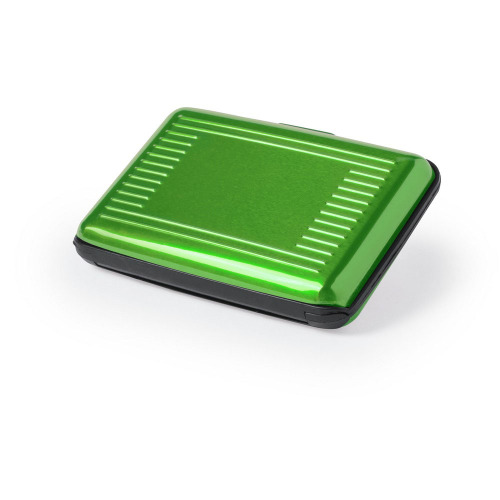 Etui na karty kredytowe z ochroną RFID zielony V2881-06 