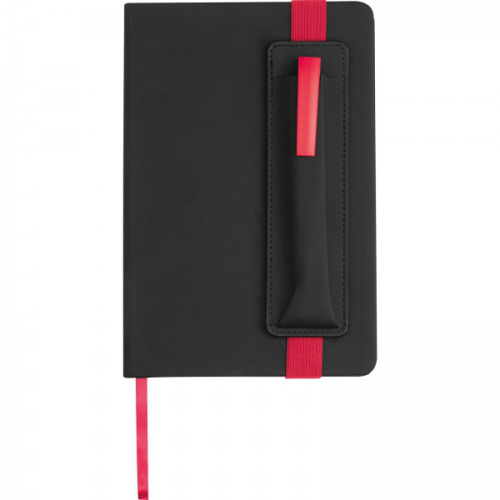 Notatnik A5 w linie z długopisem CARSON Czerwony 2238505 (4)